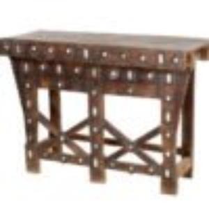 Banco de Madera Estilo Vintage, Bancos Rústicos para Comedor, Muebles para Sala de Estar, Producto Hecho a Mano al por Mayor - Product Image 1