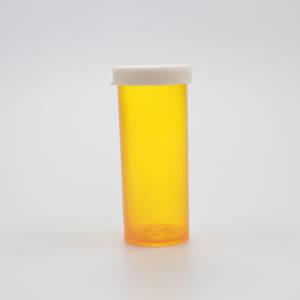 ขวดยาเม็ดสีส้มขวดยาเม็ดขวดพลาสติกทางการแพทย์พร้อมฝาปิดแบบ6dr สินค้าใหม่ - Product Image 2