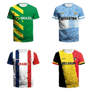 Maillot de football Cristiano Brasil, maillot rétro de football original, maillots de football Argentine - Product Image 1