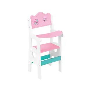 2024 New design Wooden Scene Doll High Chair toy