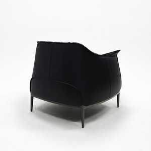 Sillón Moderno para Dormitorio, Sala de Estar u Hotel, con Patrón de Tela, Patas de Acero Inoxidable, Sillón Individual de Descanso - Product Image 5