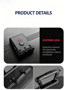 Étui à cartes roulant QB-090 à 5 compartiments, 57 cm, ABS durable, protection pour 200 cartes PSA - Product Image 4