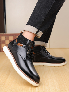 2025 chaussures décontractées en cuir confortables imprimées en vrac pour les visites de cafés pendant les loisirs - Product Image 2