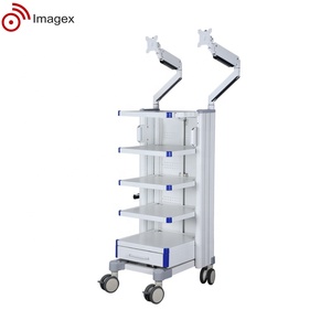 Chariot médical roulant d'endoscope avec les étagères réglables d'équipement - Product Image 6