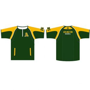 Pure 1/3 Zipper Baseball Batting Cage <b>Jacket</b> Baseball Shirt Jersey Best Baseball Uniforms Custom Bp <b>Jacket</b> for Men's - Product Image 4