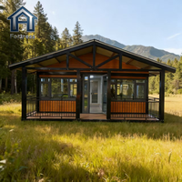 Villa conteneur extensible 20 pieds 40 pieds, 1 2 3 4 chambres, ignifuge, modulaire, préfabriquée, entièrement meublée