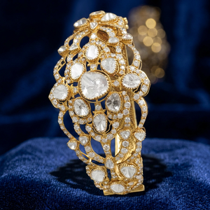 กำไลข้อมือทอง14K ประดับเพชรหลากรูปทรงสำหรับผู้หญิงกำไลข้อมือสำหรับใส่ไปงานปาร์ตี้ดีไซน์สวย - Product Image 3