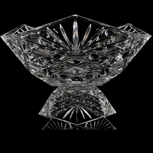 Bol à fruits en verre sur <span class=keywords><strong>pied</strong></span>, luxe, haute qualité, plat à salade en verre <span class=keywords><strong>pour</strong></span> la décoration de la table - Product Image 3