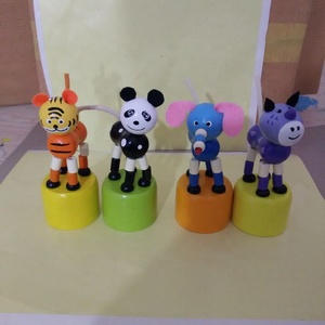 Mini animale in legno Pop-up Push pupazzo dito giocattolo per bambini pupazzi e teatri <span class=keywords><strong>di</strong></span> <span class=keywords><strong>marionette</strong></span> - Product Image 2