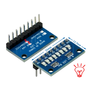 Módulo Indicador LED de 8 Bits, 3-24V, Azul/Rojo, Ánodo/Cátodo Común, Kit de Inicio para Protoboard, Compatible con MCU ARM, Impresora 3D, MEGA2560 - Product Image 5
