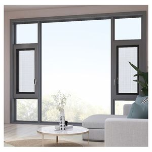 Prima nhôm bền Cửa Sổ Khung mạnh mẽ & hoạt động trơn tru cho biệt thự khách sạn kính cường lực giải pháp thiết kế đồ họa - Product Image 3