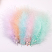 Plumes de dinde en velours colorées pour costumes, coiffes et attrape-rêves – Fournisseur direct usine