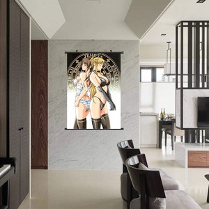 Nuevas y Atractivas Pinturas de Anime de <span class=keywords><strong>Chicas</strong></span> Sexys, Cuadros Personalizados Impermeables para Colgar en la Pared, Póster Enrollable para Decoración del Hogar - Product Image 6