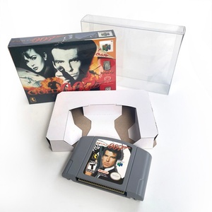 Goldeneye 007 Box Top Quality Thick Cardboard with Tray <b>Game</b> Cartridge Replacement Box for N64 - Product Image 1