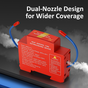 Automatic Hot Melt Class C Fire Extinguisher Condensed Aerosol Fire Suppression Device with ABS Material 10g-40g