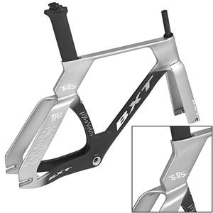 BXT TRC-695 T1000 Carbon Fiber Track Bike <b>Frame</b> 700C Fixed Gear Road <b>Bicycles</b> Frameset OEM Custom for Training Workouts - Product Image 3