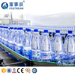 Equipamento de processamento de água para garrafas pequenas de plástico tipo rotativo 3 em 1 completo automático da marca OEM