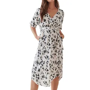 wholesale Maternity custom print nursing Sweet Things Maxi Dress breastfeeding dress