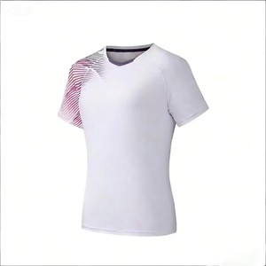 Maillot de badminton personnalisé, durable, unisexe, imprimé, été, séchage rapide, respirant, design libre, multicolores, pour les sports de performance - Product Image 1