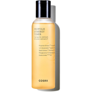 Tonique hydratant instantané COSRX Full Fit Propolis Synergy 280ml, enrichi en propolis 72,6%, miel 10,7% et panthénol, soin coréen pour la peau. - Product Image 1