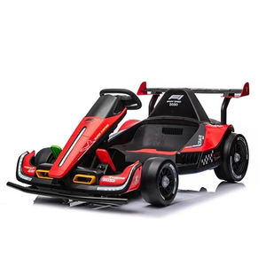 new design 360 degree drifting 24V 10A battery dual drive electric go kart with EVA soft cushion and cool flashing light for kid