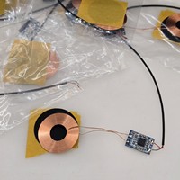 Mini Module récepteur de charge sans fil QI petite bobine universelle pour carte de Circuit imprimé PCBA pour Kits de Modules électroniques de souris d'écouteur