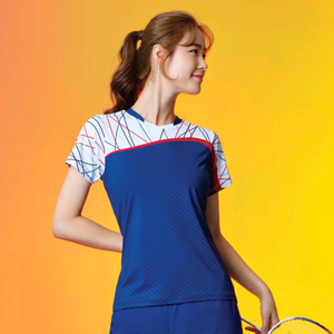 ชุดเล่นเทนนิสแห้งเร็วสำหรับผู้หญิงกระโปรงเล่นกอล์ฟเล่นยิมฟิตเนสเล่นกีฬาพิมพ์ซับลิเมชัน - Product Image 4