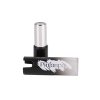 Récipient en tube de luxe personnalisé hermétique rechargeable carré noir clair maquillage écologique tube vide brillant à lèvres rouge à lèvres