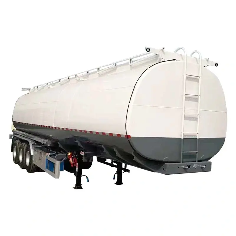 50000 litros transporte de combustible cisterna semi camión remolque tanque de combustible remolque para la venta