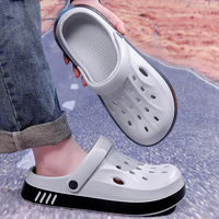 Nouveau Design 2025 Chaussures de Plage Unisexe Personnalisées à Plateforme en EVA, de Haute Qualité, Respirantes et Imperméables, pour Hommes, Maison et Plage, Sabots d'Été