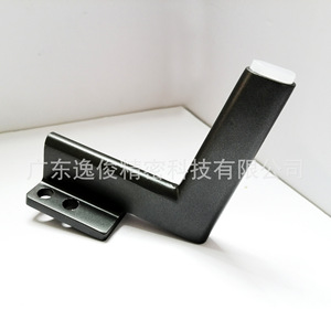 Yijun Right Angle L Shape Aluminum Alloy Furniture <b>Legs</b> Graphite Black Heavy Duty Modern Minimalist Cabinet <b>Sofa</b> Support - Product Image 3