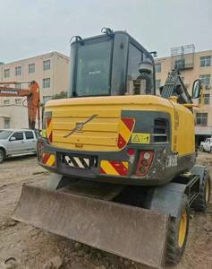 Excavadora de Ruedas Usada EW60C de 6 Toneladas en Oferta, Equipo de Construcción Hidráulico Diésel para Movimiento de Tierras - Product Image 5