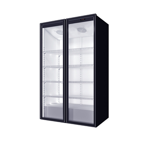 Réfrigérateur vertical à porte vitrée pour boissons de magasin de proximité, sans givre, refroidissement par ventilateur à compresseur, refroidisseur de boissons, réfrigérateur à bière - Product Image 2