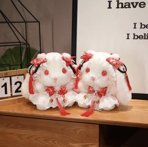 Peluche lapin Lolita de 20 cm pour le Nouvel An et les mariages, poupée en tissu, coussin, cadeau d'<span class=keywords><strong>anniversaire</strong></span> pour femme - Product Image 4