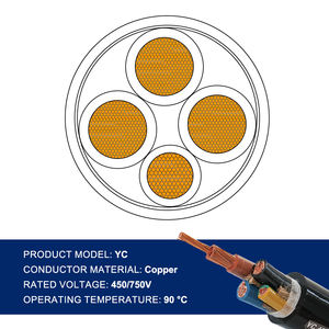 YC Hochleistungs-Gummi ummanteltes flexibles Kabel, öl beständig, wetterfest, für Baustellen-und Bergbau maschinen - Product Image 3