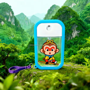 Spray désinfectant pour les mains portable, élégant, rouge, inversé, personnalisé, gel hydratant parfumé, anti-moustiques, médical - Product Image 1