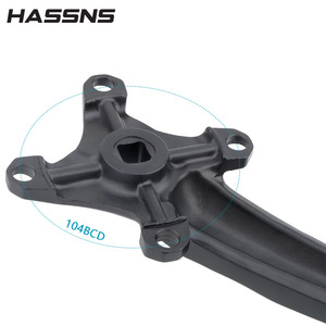 Pédalier de VTT en alliage d'aluminium 104BCD 170mm avec axe à trou carré et plateaux étroits/larges 32T 34T 36T 38T 40T 42T - Product Image 6