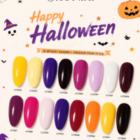 Série Halloween – Vernis Gel UV Couleur 15ml Semi-Permanent Soak Off – Vente en Gros, Étiquette Privée Personnalisée, OEM ODM – Fournitures pour Ongles