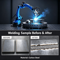 Solución de Automatización de Soldadura Robótica Industrial de 6 Ejes con Brazo Robótico y Sistema de Soldadura Inteligente