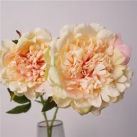 Kunstmatige hydraterende pioenroos Real Touch bloemen bruiloft decor nep pioenrozen bruidsboeket huisdecoratie eettafel bloemstuk