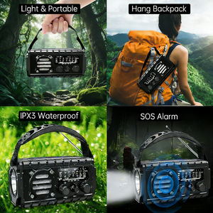 Radio de Emergencia Multifuncional Alecter APH-SR15 con Manivela, Energía Solar, Tipo-C, Receptor NOAA AM/FM/SW, Banco de Energía Portátil - Product Image 5