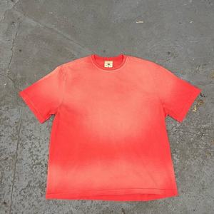 Camiseta de Hombre de Alta Calidad, 100% Algodón Tejido, Estilo Oversize, Lavado Ácido, Personalizada, Vintage, Estilo Cuadrado, Estampado de Dibujos Animados, Transpirable - Product Image 6