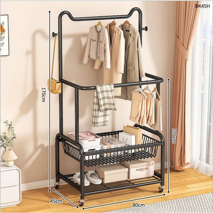 BK45H-Cathead Flat Stand 80cm Wide Black