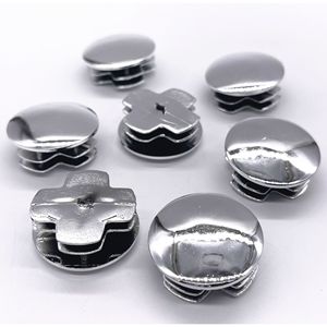 Tapón de tubo galvanizado de 32 mm de diámetro y 13 mm de altura para cubrir patas de muebles, tipo botón - Product Image 3