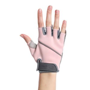Gants de sport, levage de poids, gants courts sans doigts avec ouverture incurvée pour améliorer la Protection de la paume - Product Image 6