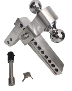 Accesorios para Auto YBJ, Gancho de <span class=keywords><strong>Remolque</strong></span> para <span class=keywords><strong>Land</strong></span> <span class=keywords><strong>Cruiser</strong></span> 70 76 78 2007-2021, 5000/12000lbs, Aluminio, LC79, Enganche Doble para <span class=keywords><strong>Remolque</strong></span> - Product Image 1