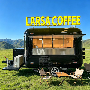 Remorque à café mobile, camion de café, chariot de café, van de café, kiosque, entreprise de boissons de rue, traiteur, remorque de vente de restauration rapide - Product Image 5