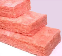 Laine de verre isolante en fibre de verre mince rose Eco-Tech certifiée CE ASTM R21 R22 R25 R30 R38 pour plafond