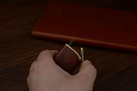 Briquet créatif en métal en cuir 201, idéal pour les cadeaux d'hôtels et de vignobles