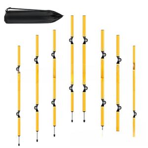Juego de Postes de Entrenamiento Desmontables - Postes Portátiles para Fútbol y Baloncesto con Púas para el Suelo para Ejercicios de Drible - Product Image 4